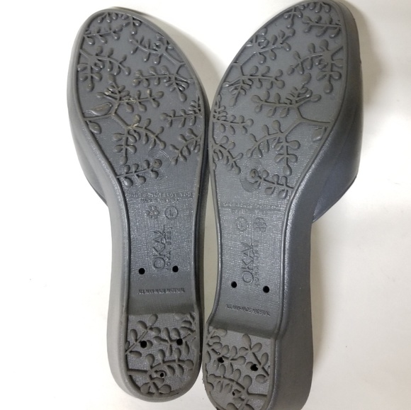 OKAb Gray Madison Sandals Slippers - Picture 4 of 4